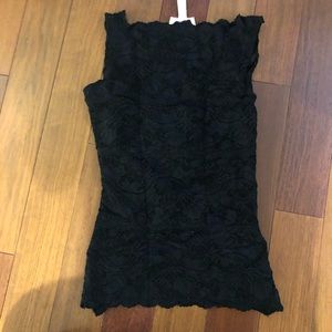 Spanx Haute Couture Black Lace Top